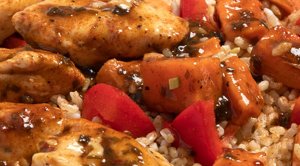 Sweet & Spicy Chicken with Bell Pepper & Sweet Potato ModifyHealth