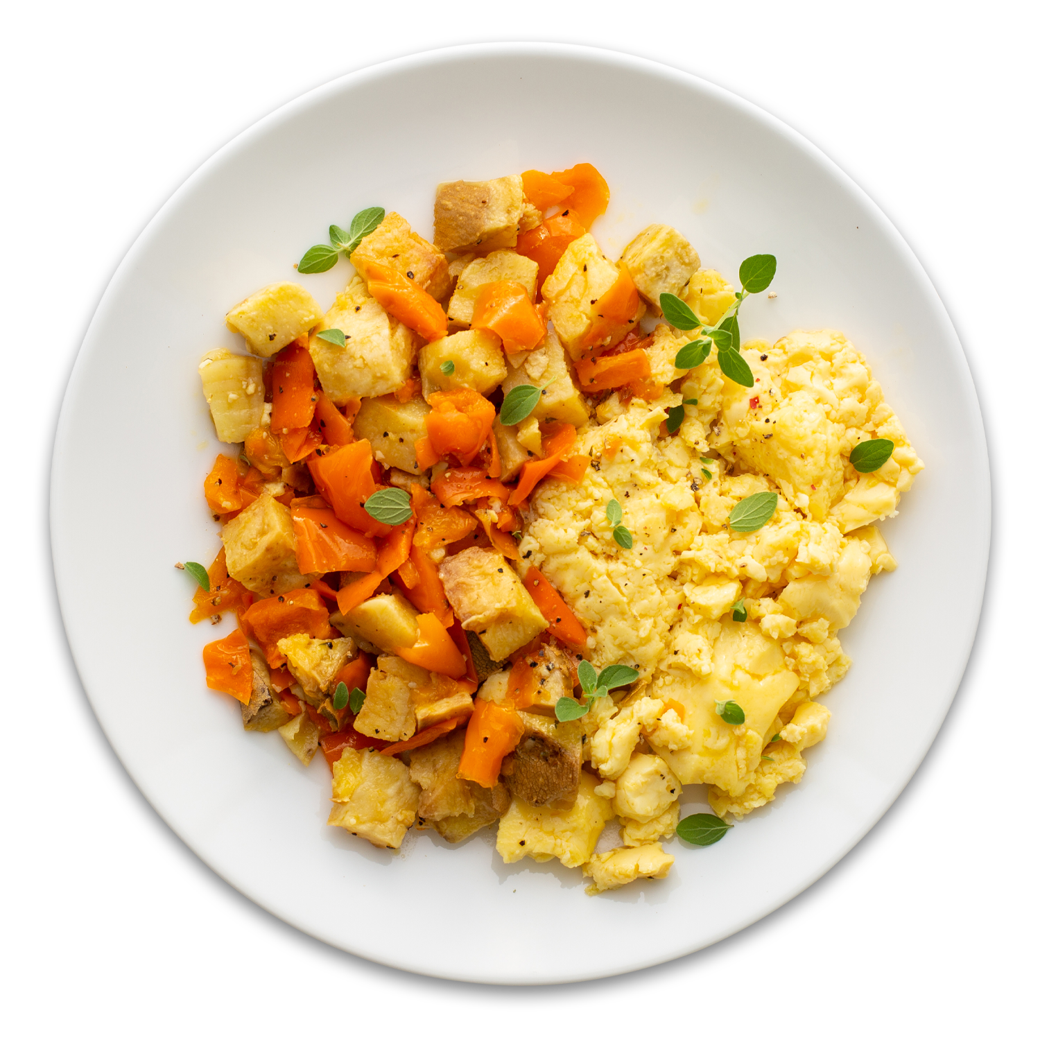 Nutritional Yellow Scrambled Eggs PNG Images